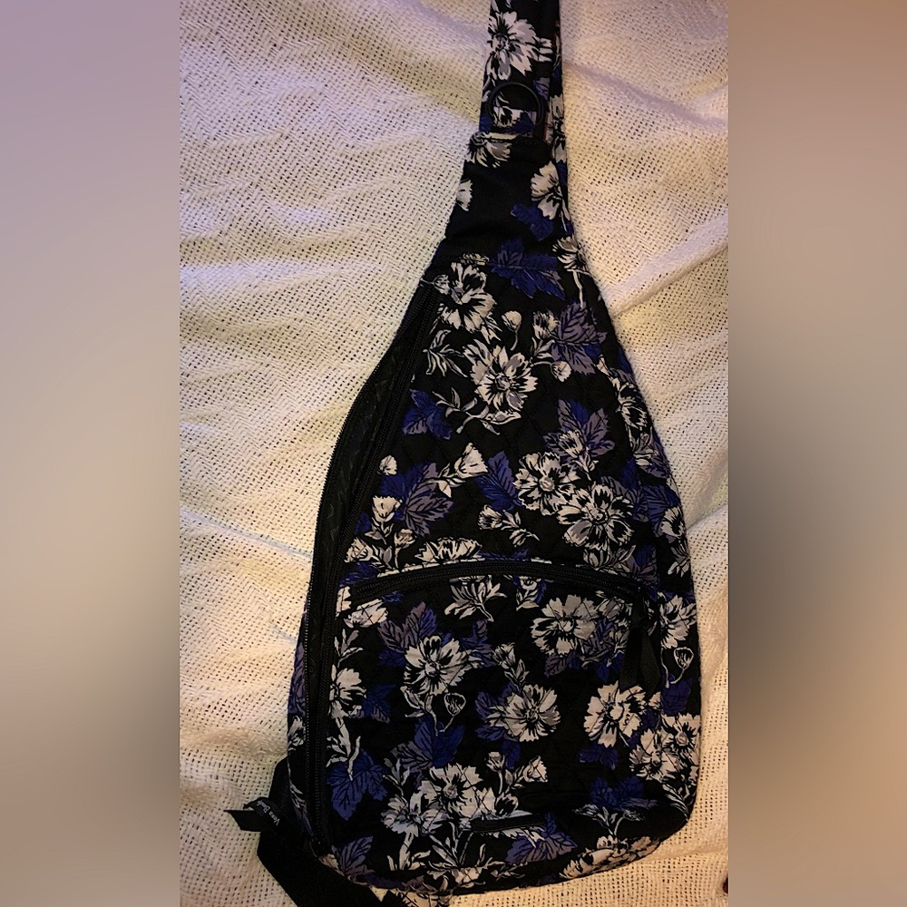 Vera Bradley Sling Backpack in Frosted Floral
